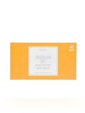 Brazilian Sol Fabric Softener Dryer Sheets - 40 pack